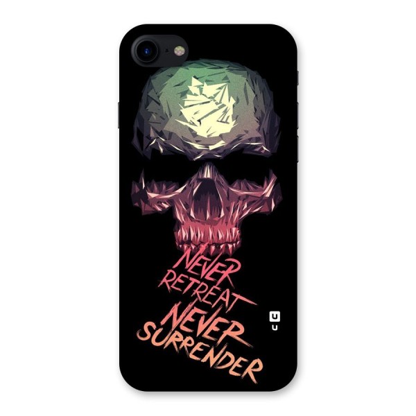 Never Retreat Back Case for iPhone SE 2020