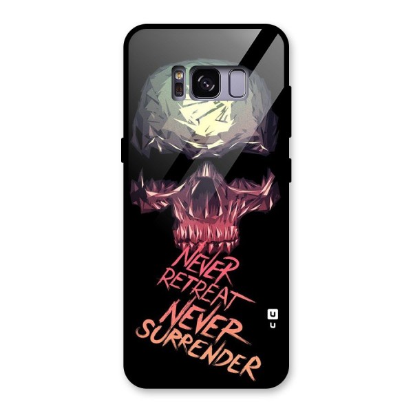 Never Retreat Glass Back Case for Galaxy S8