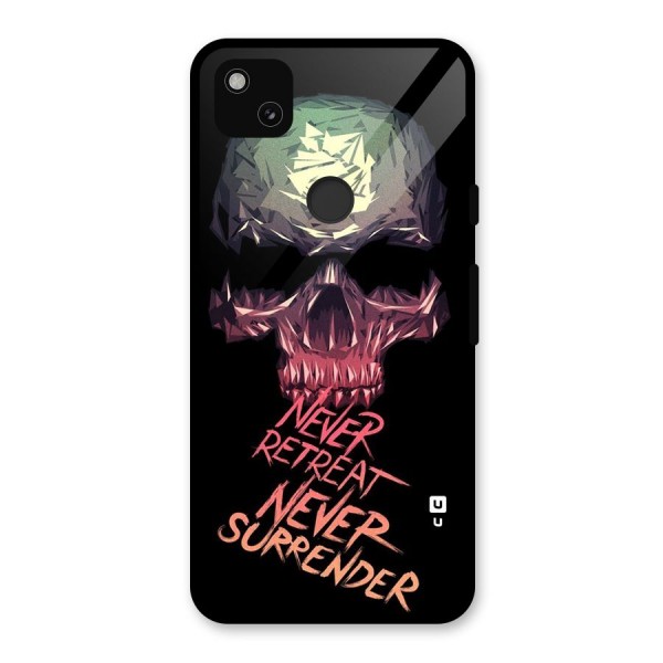 Never Retreat Glass Back Case for Google Pixel 4a