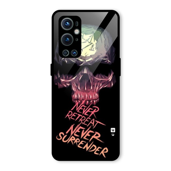 Never Retreat Glass Back Case for OnePlus 9 Pro