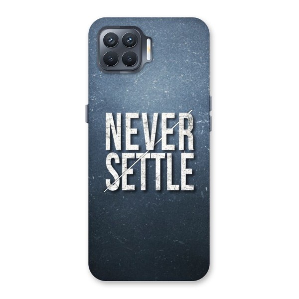 Never Settle Back Case for Oppo F17 Pro