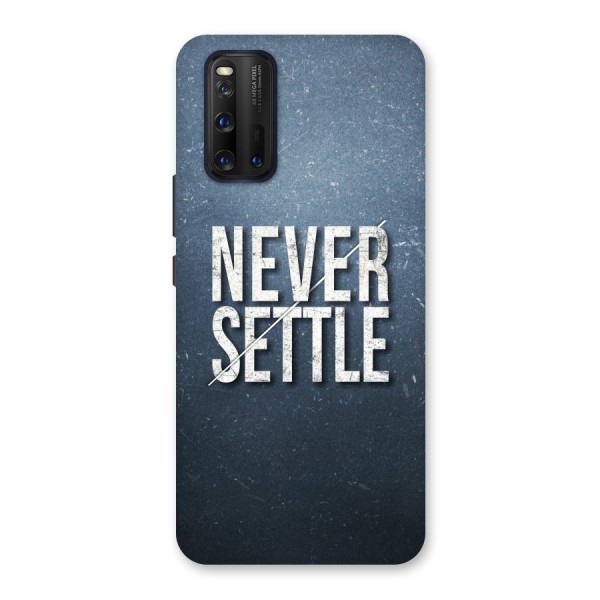 Never Settle Back Case for Vivo iQOO 3