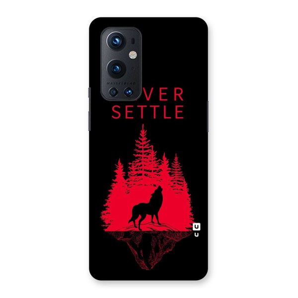 Never Settle Wolf Back Case for OnePlus 9 Pro