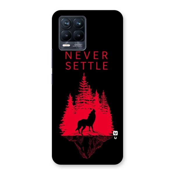 Never Settle Wolf Back Case for Realme 8 Pro