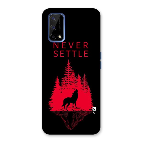 Never Settle Wolf Back Case for Realme Narzo 30 Pro