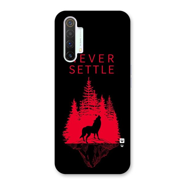 Never Settle Wolf Back Case for Realme X3 SuperZoom