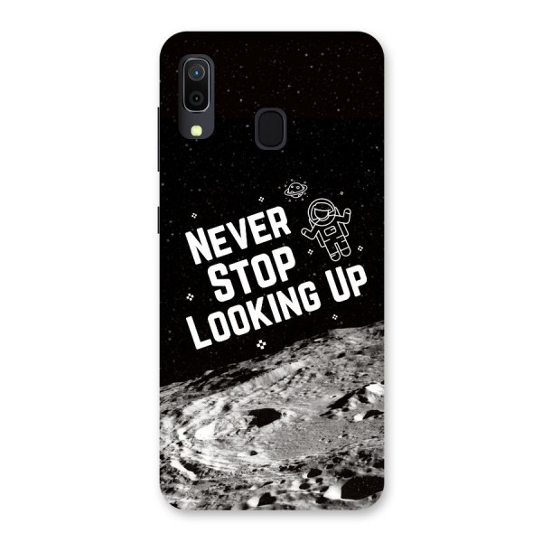 Never Stop Looking Up Back Case for Galaxy A20