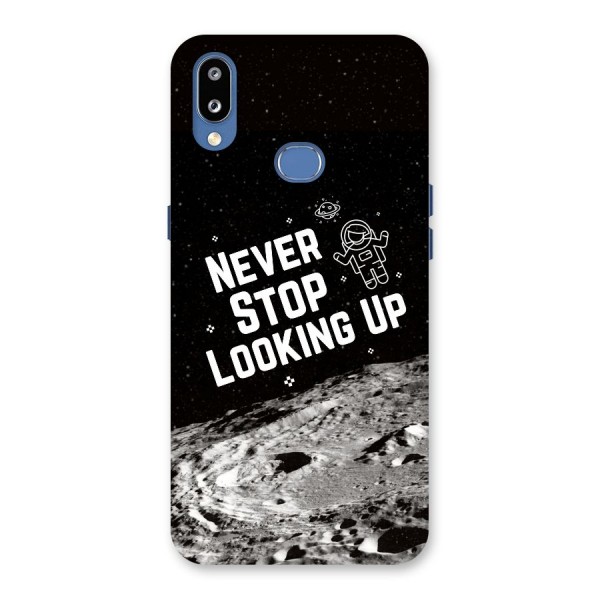 Never Stop Looking Up Back Case for Galaxy M01s