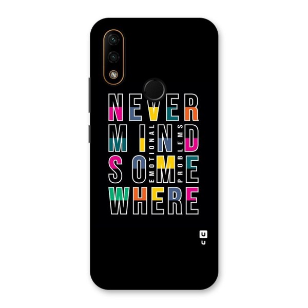 Nevermind Somewhere Back Case for Lenovo A6 Note