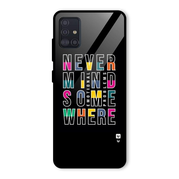 Nevermind Somewhere Glass Back Case for Galaxy A51