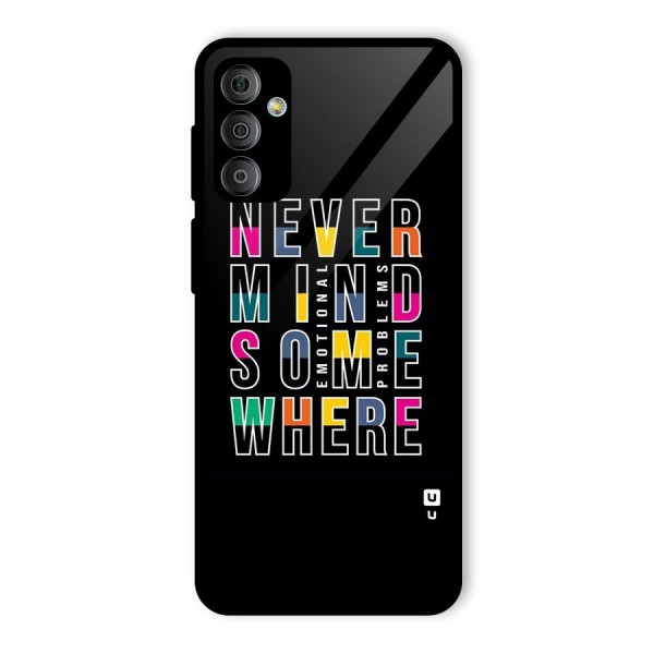 Nevermind Somewhere Glass Back Case for Galaxy F23