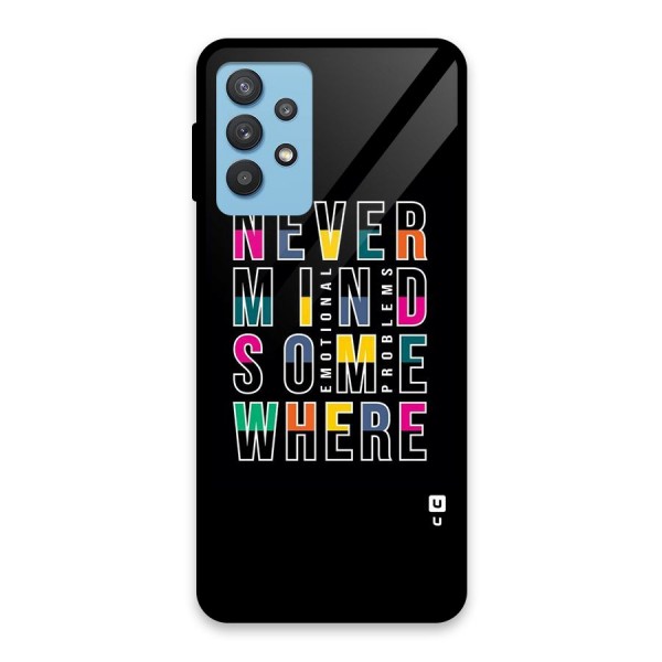 Nevermind Somewhere Glass Back Case for Galaxy M32 5G