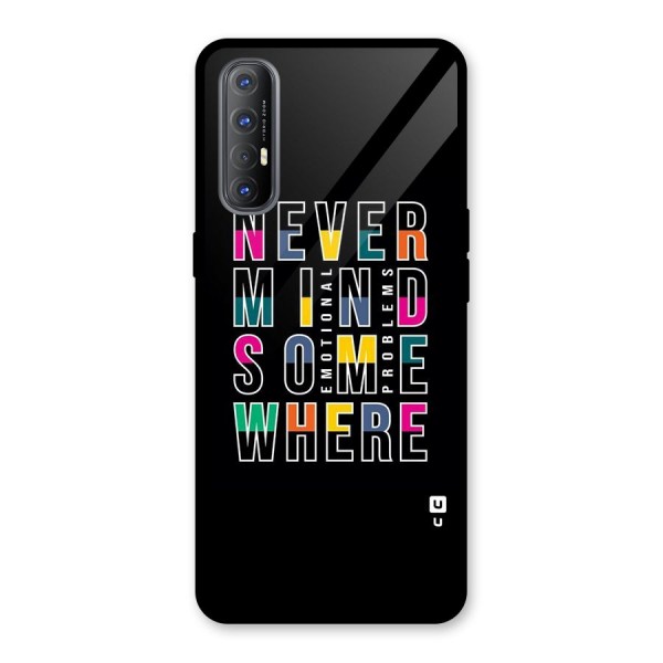 Nevermind Somewhere Glass Back Case for Oppo Reno3 Pro