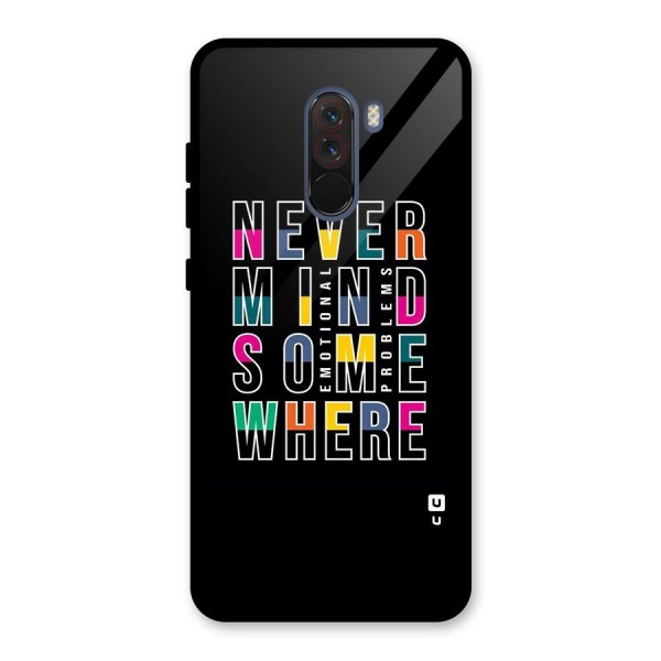 Nevermind Somewhere Glass Back Case for Poco F1