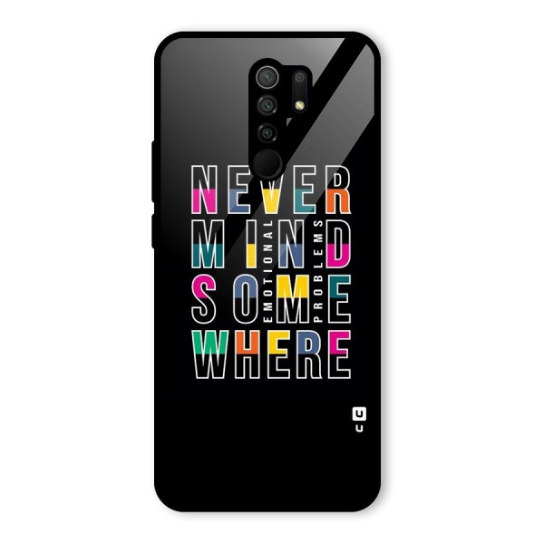 Nevermind Somewhere Glass Back Case for Redmi 9 Prime