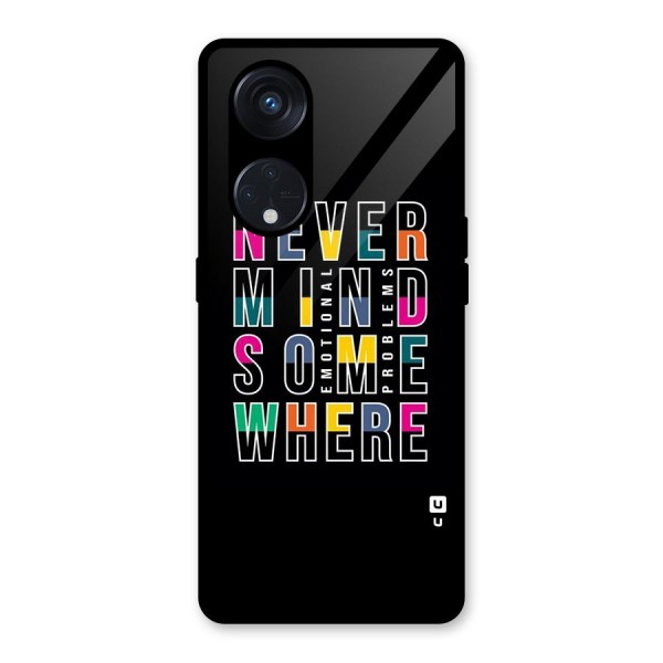 Nevermind Somewhere Glass Back Case for Reno8 T 5G