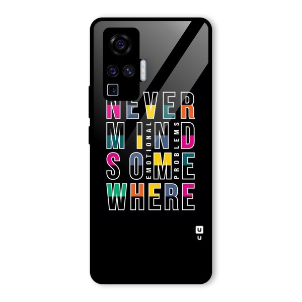 Nevermind Somewhere Glass Back Case for Vivo X50 Pro