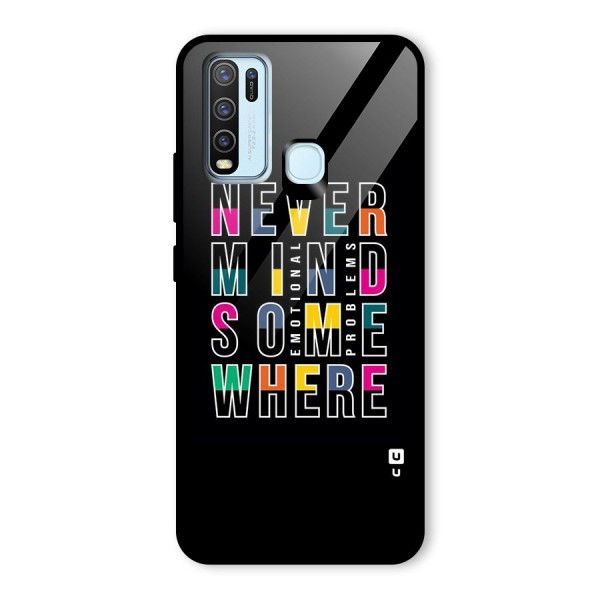 Nevermind Somewhere Glass Back Case for Vivo Y30