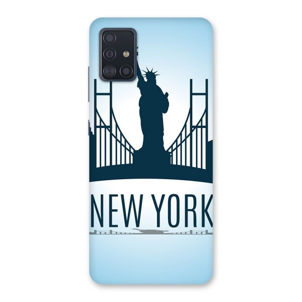 New York Skyline Back Case for Galaxy A51