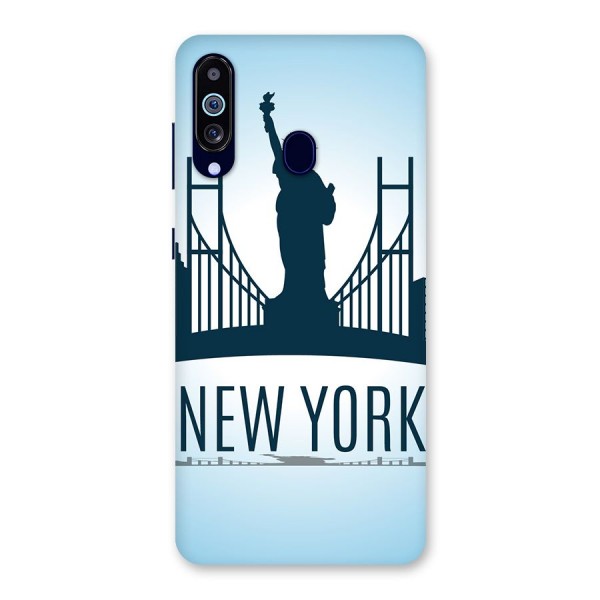 New York Skyline Back Case for Galaxy A60