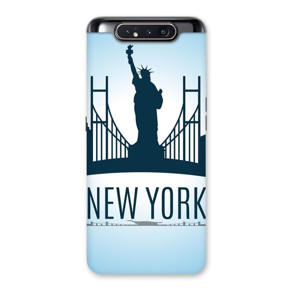 New York Skyline Back Case for Galaxy A80