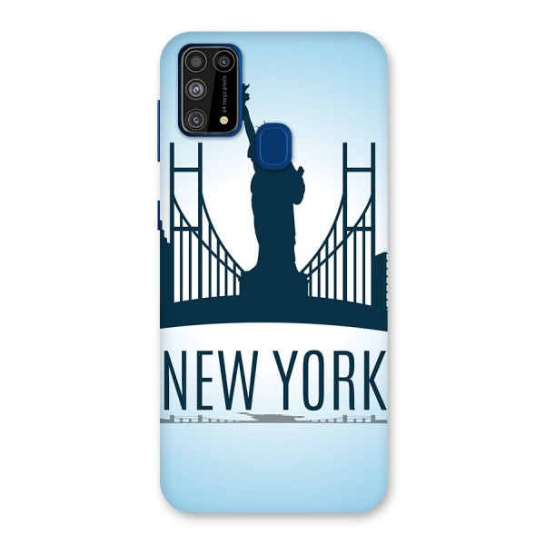 New York Skyline Back Case for Galaxy F41