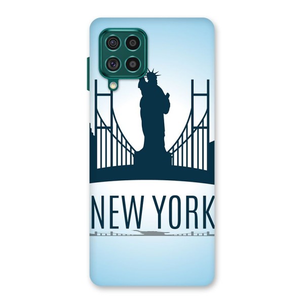 New York Skyline Back Case for Galaxy F62