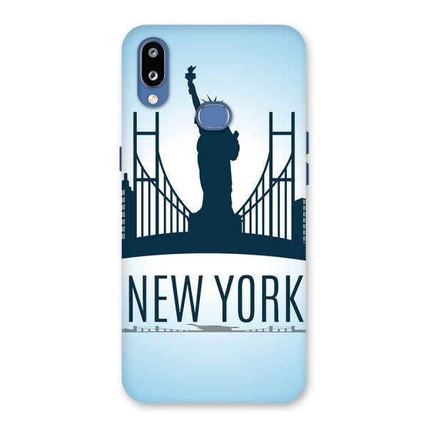 New York Skyline Back Case for Galaxy M01s