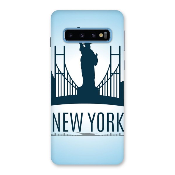 New York Skyline Back Case for Galaxy S10