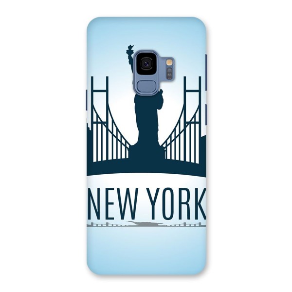 New York Skyline Back Case for Galaxy S9