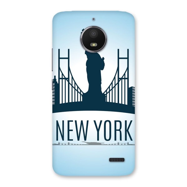 New York Skyline Back Case for Moto E4