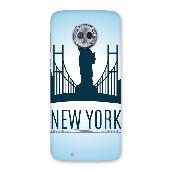 New York Skyline Back Case for Moto G6