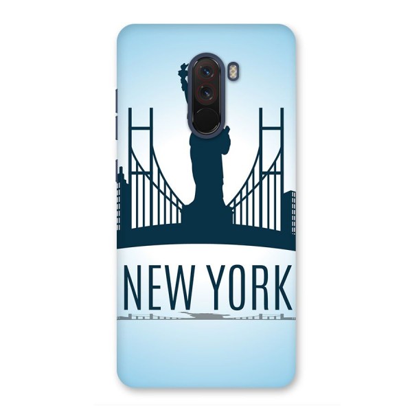 New York Skyline Back Case for Poco F1