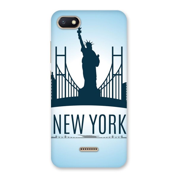 New York Skyline Back Case for Redmi 6A