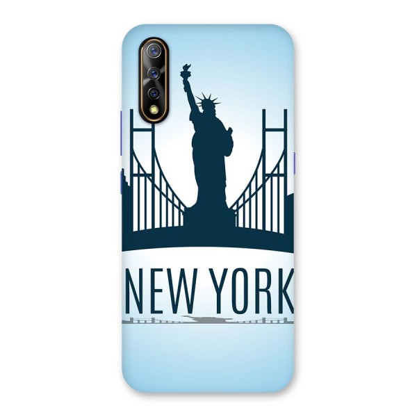 New York Skyline Back Case for Vivo S1