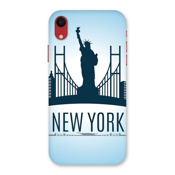 New York Skyline Back Case for iPhone XR