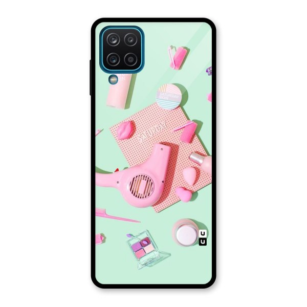 Night Out Slay Glass Back Case for Galaxy A12