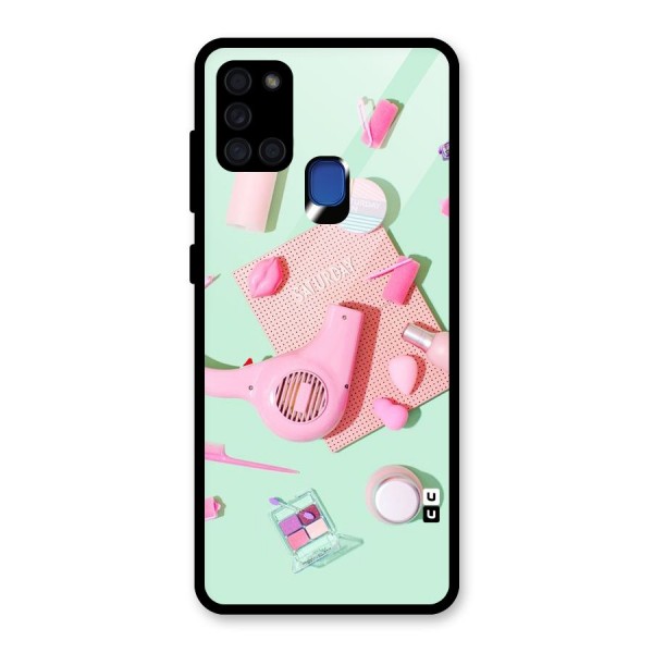 Night Out Slay Glass Back Case for Galaxy A21s