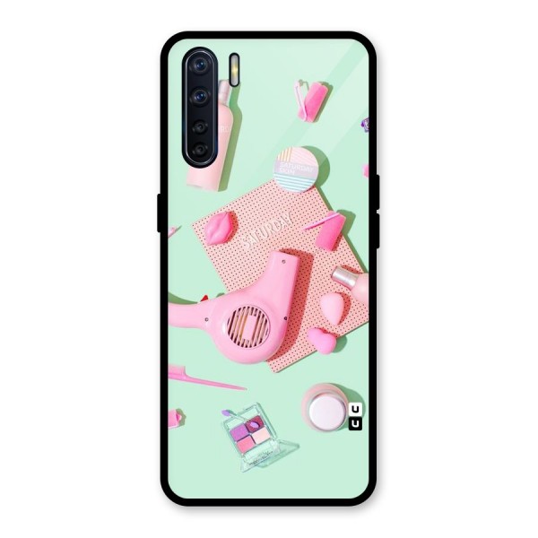 Night Out Slay Glass Back Case for Oppo F15