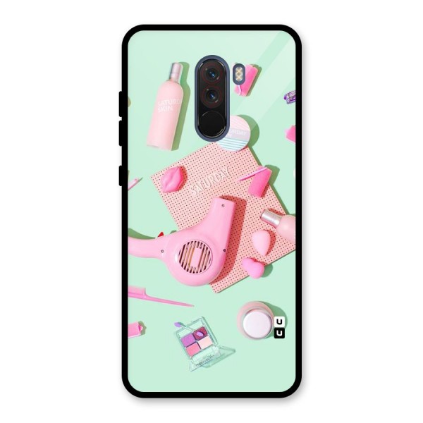 Night Out Slay Glass Back Case for Poco F1