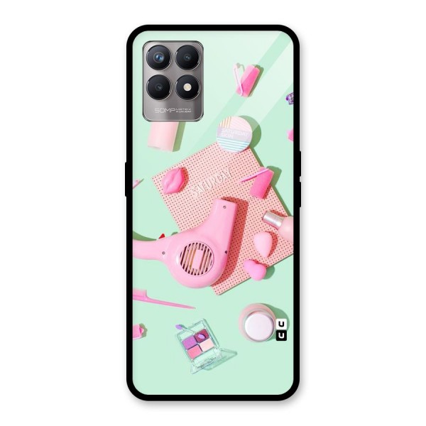 Night Out Slay Glass Back Case for Realme 8i