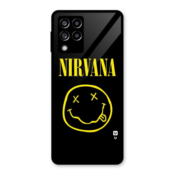 Nirvana Smiley Glass Back Case for Galaxy M53 5G