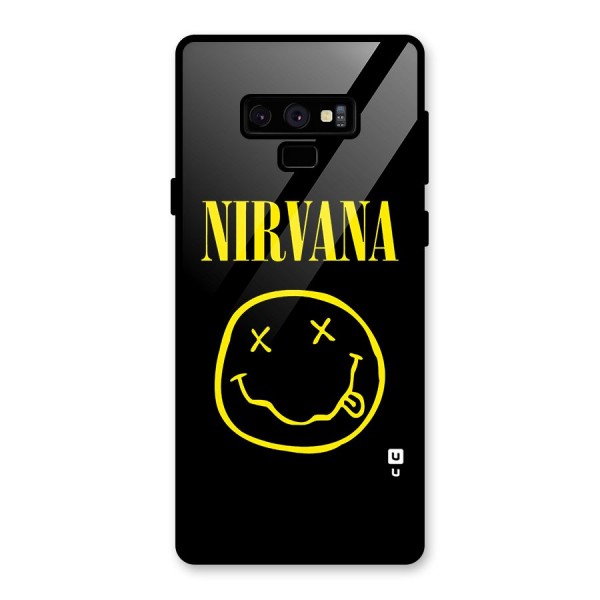 Nirvana Smiley Glass Back Case for Galaxy Note 9