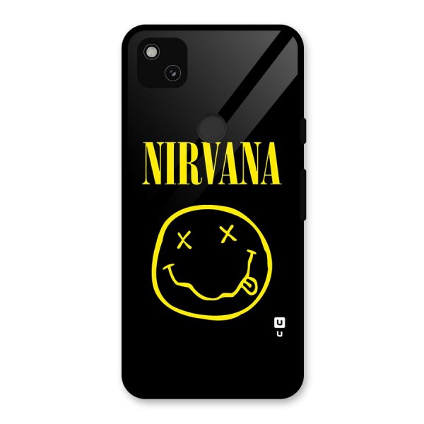 Nirvana Smiley Glass Back Case for Google Pixel 4a