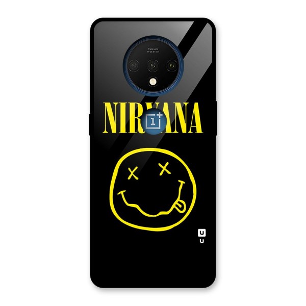 Nirvana Smiley Glass Back Case for OnePlus 7T