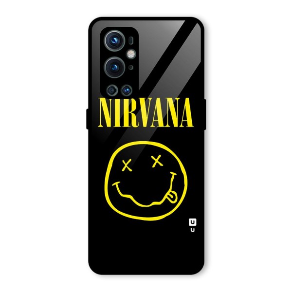 Nirvana Smiley Glass Back Case for OnePlus 9 Pro