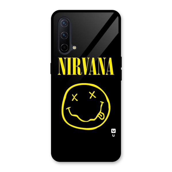 Nirvana Smiley Glass Back Case for OnePlus Nord CE 5G