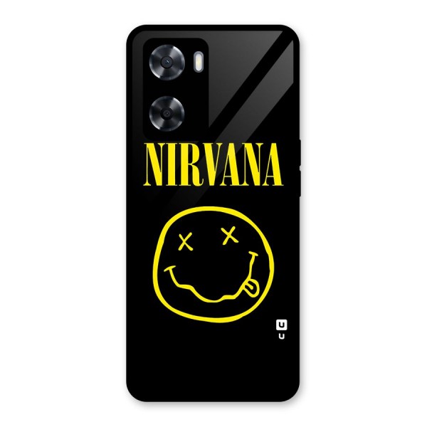 Nirvana Smiley Glass Back Case for Oppo A57 2022