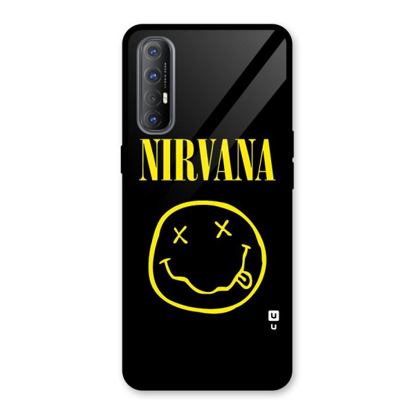 Nirvana Smiley Glass Back Case for Oppo Reno3 Pro