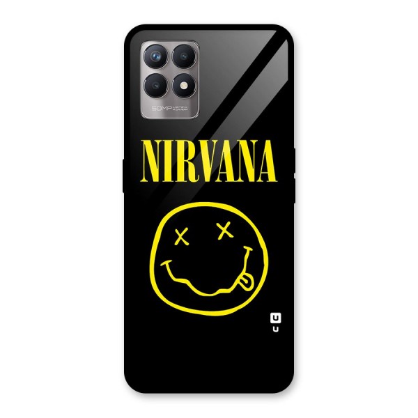 Nirvana Smiley Glass Back Case for Realme 8i